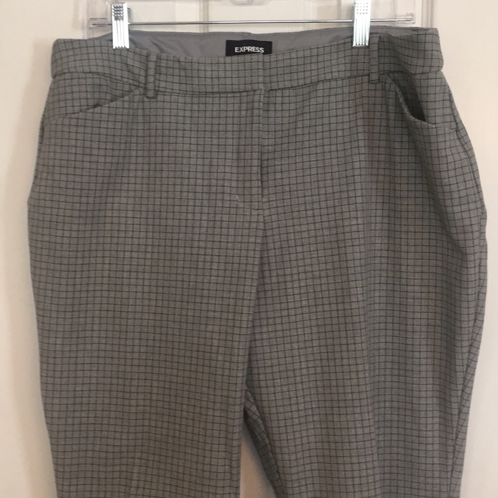 Express Publicist Barely Boot Mid Rise Pants